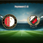 Feyenoord atropela o Utrecht com goleada de 5 a 0