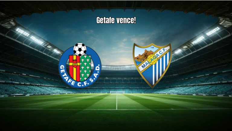 Getafe vence Málaga com gol decisivo de Iván Azón