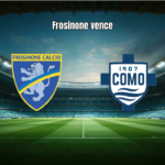Frosinone vence Como por 2 a 0 em duelo da Serie A