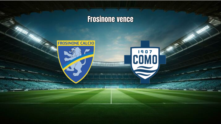 Frosinone vence Como por 2 a 0 em duelo da Serie A