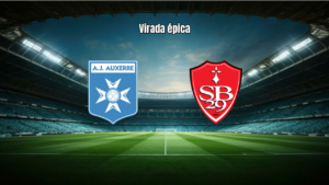 Auxerre vira sobre o Brest em duelo intenso pela Ligue 1