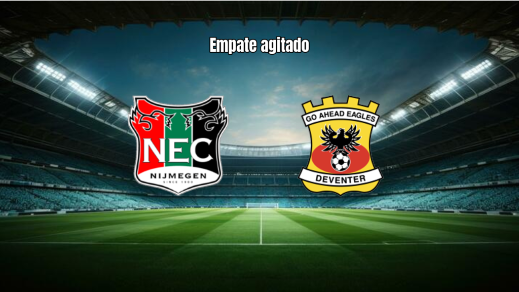 NEC Nijmegen e Go Ahead Eagles empatam em duelo na Eredivisie