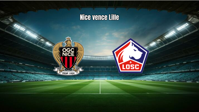 Nice vence o Lille por 2 a 1 pela Ligue 1 em casa