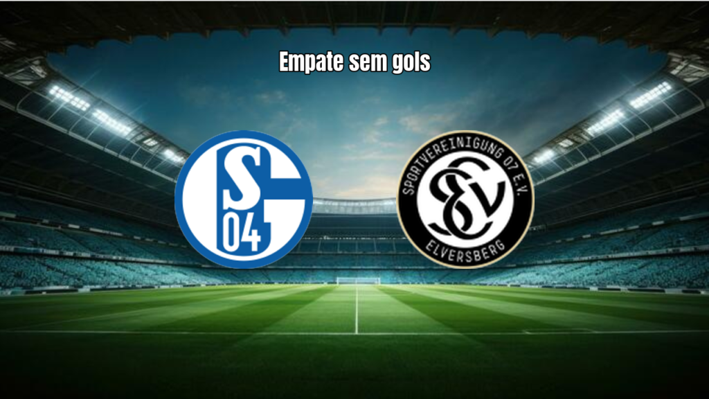 Schalke 04 e SV Elversberg empatam em duelo pela Bundesliga