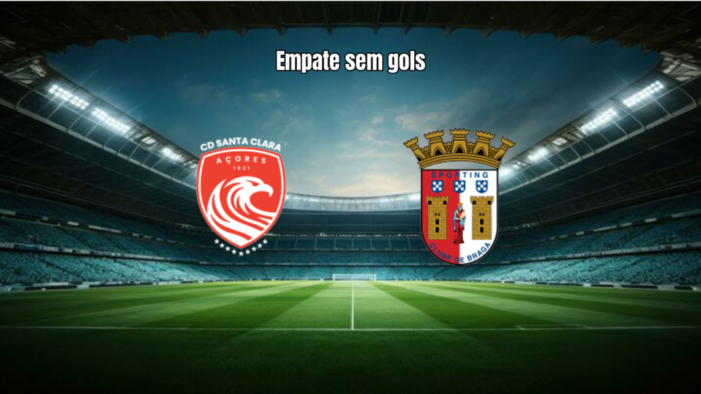 Santa Clara e SC Braga empatam sem gols na Primeira Liga