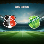 Santa Cruz vence o Floresta e ganha fôlego na Série C