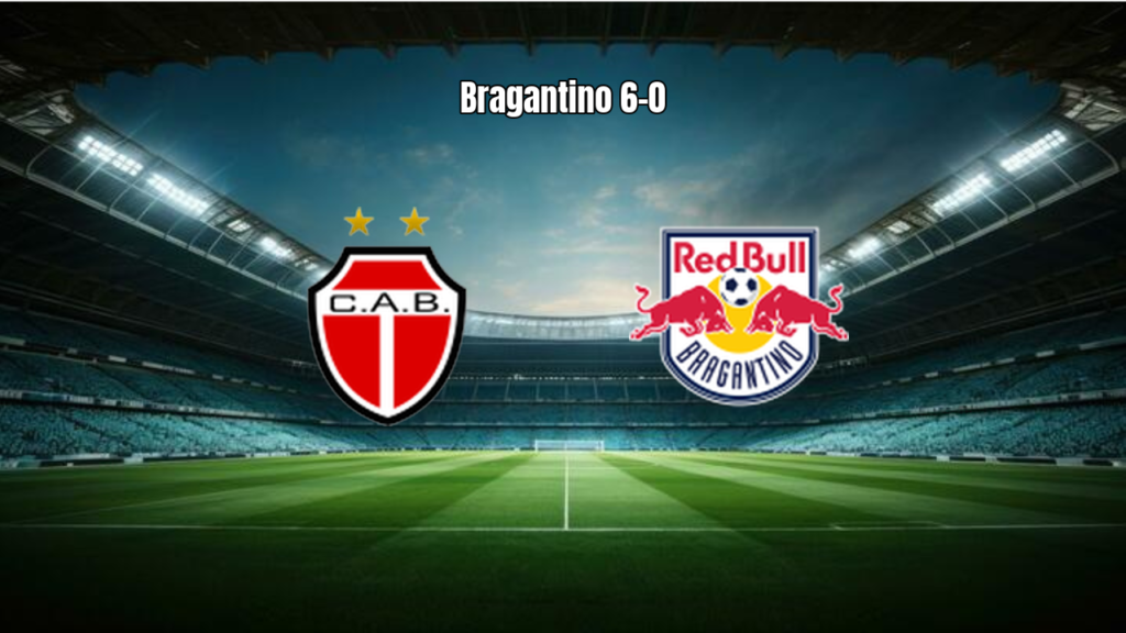 RB Bragantino goleia o Bandeirante por 6 a 0 no Paulista U20