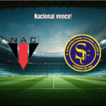 Nacional AC MG domina Santarritense com vitória por 3 a 0