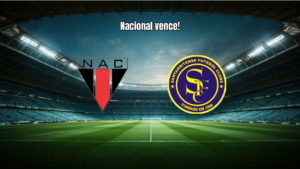 Nacional AC MG domina Santarritense com vitória por 3 a 0