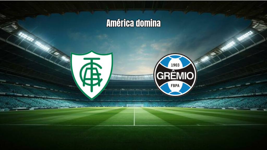 América-MG goleia o Grêmio por 4 a 0 no Brasileiro Sub-17