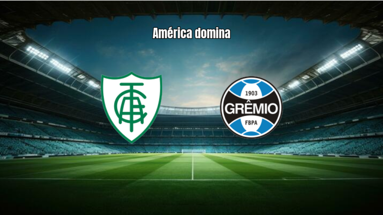 América-MG goleia o Grêmio por 4 a 0 no Brasileiro Sub-17