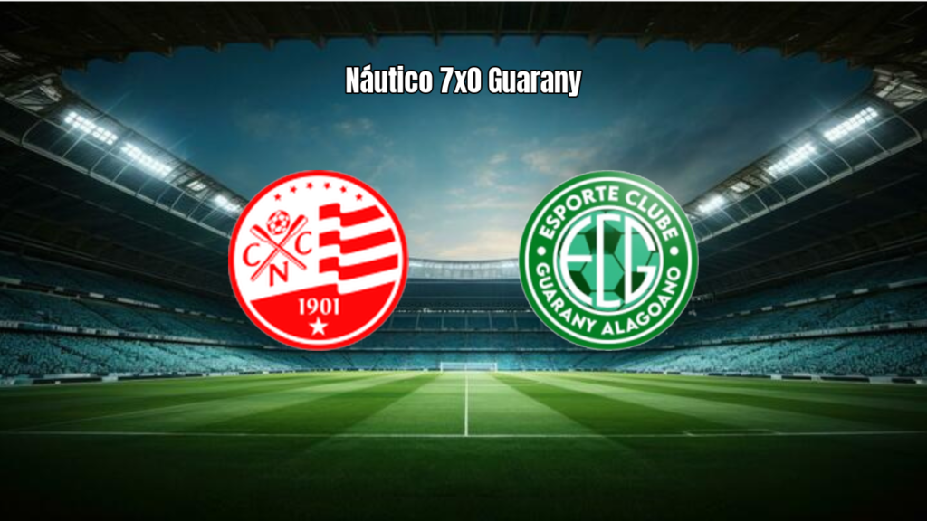 Náutico U20 goleia Guarany por 7 a 0 no Pernambucano U20