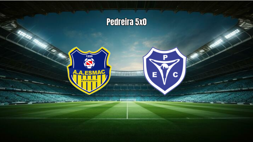 Pedreira goleia ESMAC por 5 a 0 no Campeonato Paraense A3