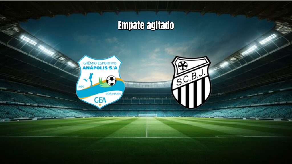 Grêmio Anápolis e Bom Jesus empatam em duelo emocionante