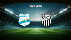 Grêmio Anápolis e Bom Jesus empatam em duelo emocionante