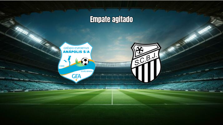 Grêmio Anápolis e Bom Jesus empatam em duelo emocionante