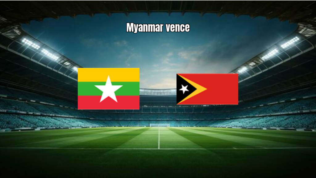 Myanmar vence Timor-Leste por 2 a 0 na FIFA Asean Cup