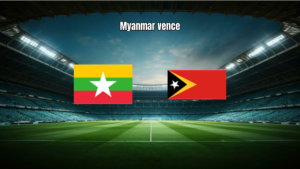 Myanmar vence Timor-Leste por 2 a 0 na FIFA Asean Cup