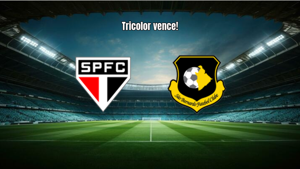 São Paulo vence EC São Bernardo e avança no Paulista U20