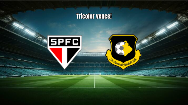 São Paulo vence EC São Bernardo e avança no Paulista U20