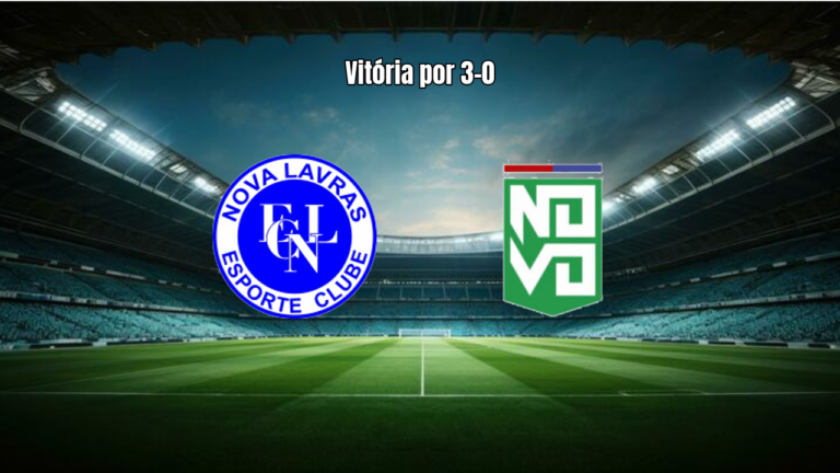 Nova Lavras domina e vence Novo Esporte Clube no Mineiro