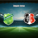 Floresta e Santa Cruz empatam em duelo quente pela Série C