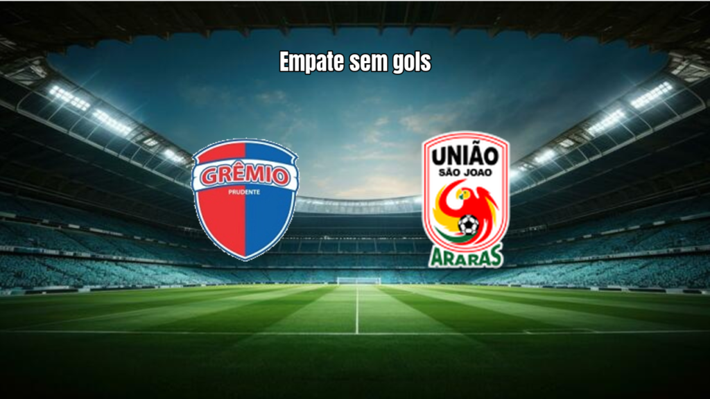 Grêmio Prudente e União São João empatam pela Copa Paulista