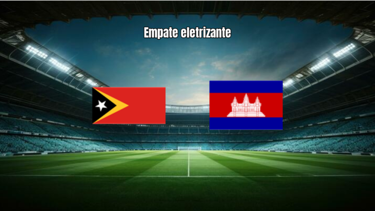 Timor-Leste e Camboja empatam em duelo na FIFA Asean Cup