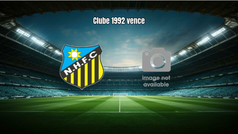 EC Novo Horizonte 0 x 2 Clube 1992: Veja o Resumo do Jogo