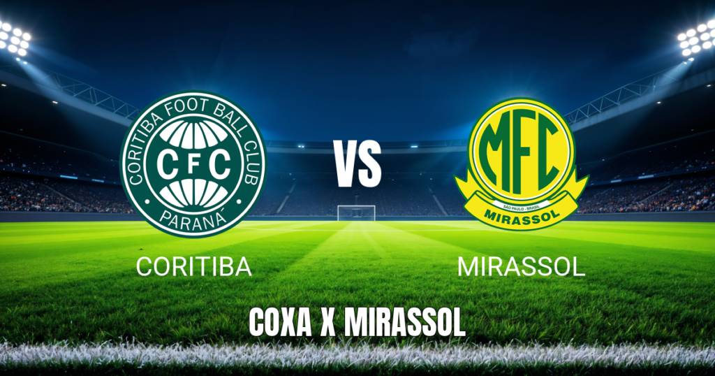 Onde assistir Coritiba x Mirassol: Palpite 06/09/2026