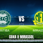 Onde assistir Coritiba x Mirassol: Palpite 06/09/2026