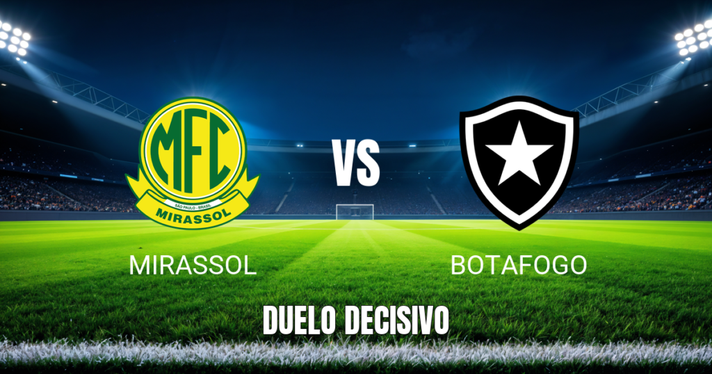 Onde assistir Mirassol x Botafogo, análise e palpite 19/09/2026