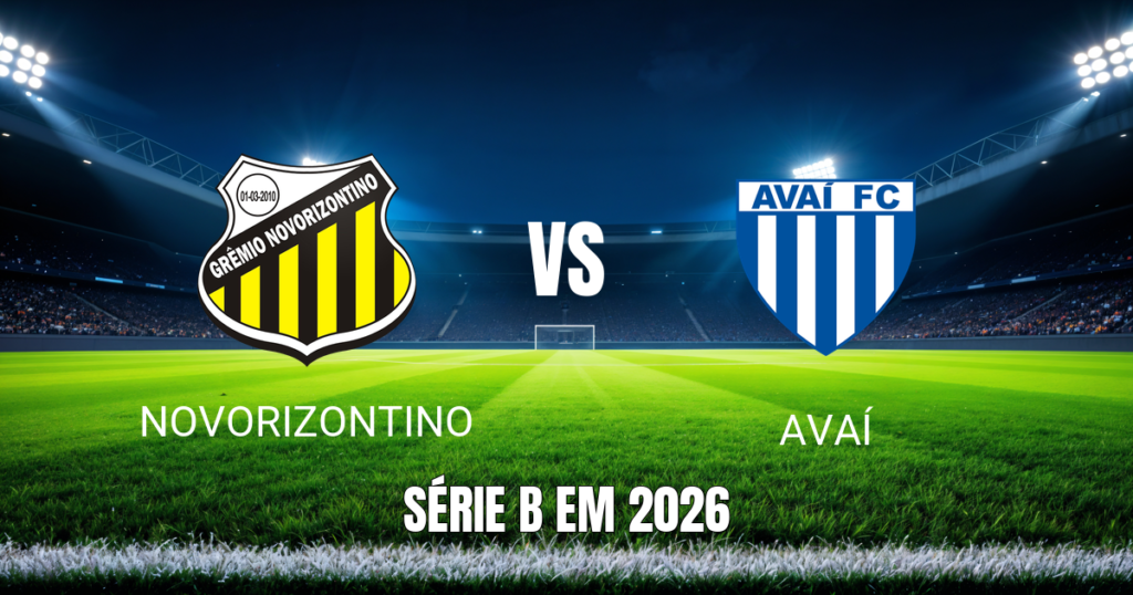 Onde assistir Novorizontino x Avaí - Palpite 05/09/2026