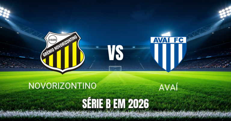 Onde assistir Novorizontino x Avaí - Palpite 05/09/2026