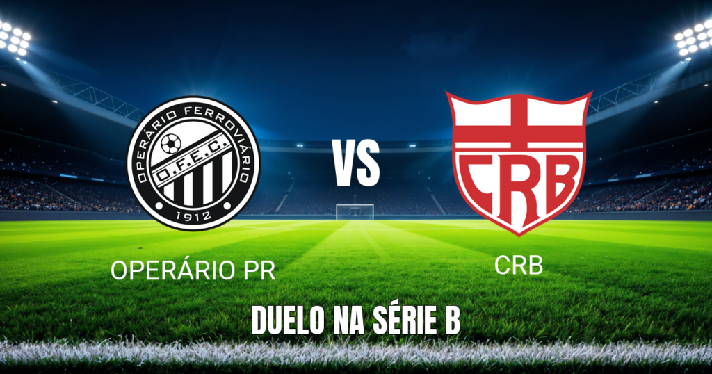 Onde assistir e palpite Operário PR x CRB - Brasileirão 09/09/2026