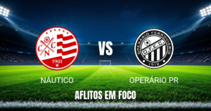 Onde assistir, análise tática e palpite: Náutico x Operário PR 15/09/2026
