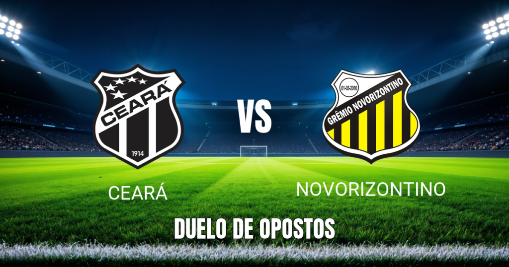 Onde assistir Ceará x Novorizontino: Palpite e jogo 18/09/2026