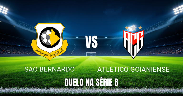 Onde assistir, Palpite e Análise: São Bernardo x Atlético-GO 18/09/2026