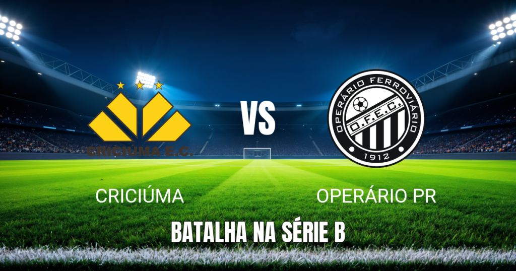 Onde assistir Criciúma x Operário PR: Palpite e análise 21/09/2026