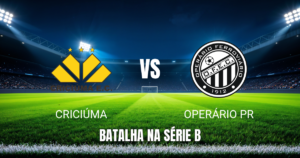 Onde assistir Criciúma x Operário PR: Palpite e análise 21/09/2026