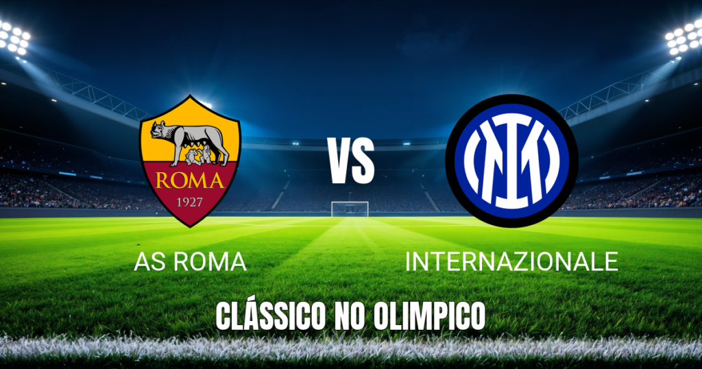 Onde assistir AS Roma x Internazionale: Palpite e análise 19/09/2026