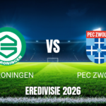 Onde assistir FC Groningen x PEC Zwolle: Palpite Eredivisie 18/09/2026
