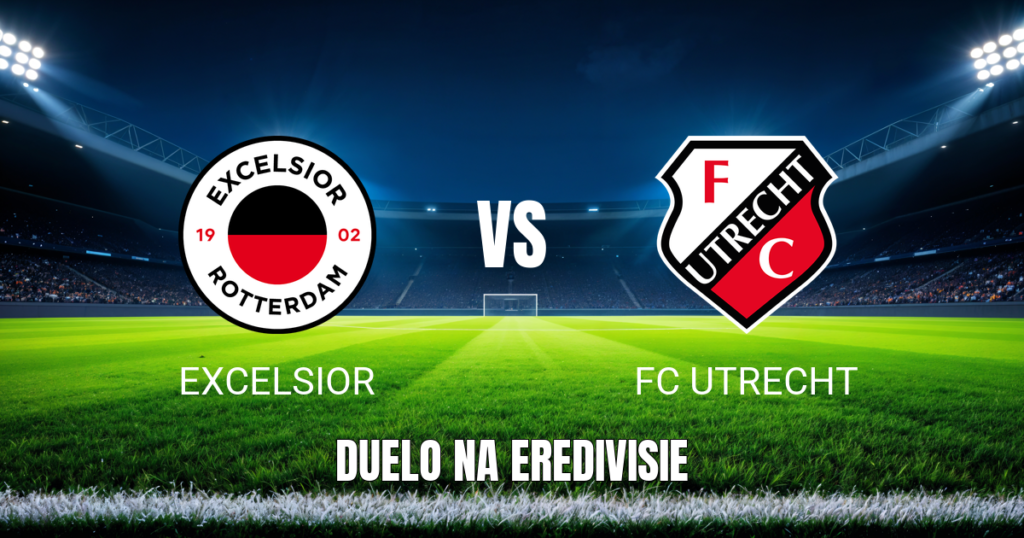 Onde assistir Excelsior x FC Utrecht: Palpite 13/09/2026