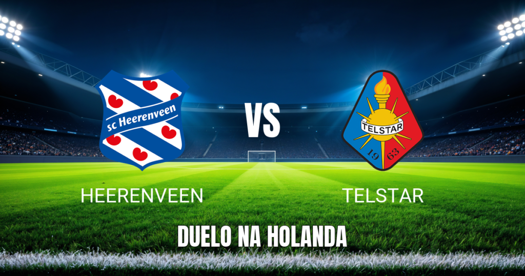 Onde assistir Heerenveen x Telstar: Palpite Eredivisie 13/09/2026