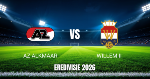 Onde assistir AZ Alkmaar x Willem II: Palpite e análise 11/09/2026