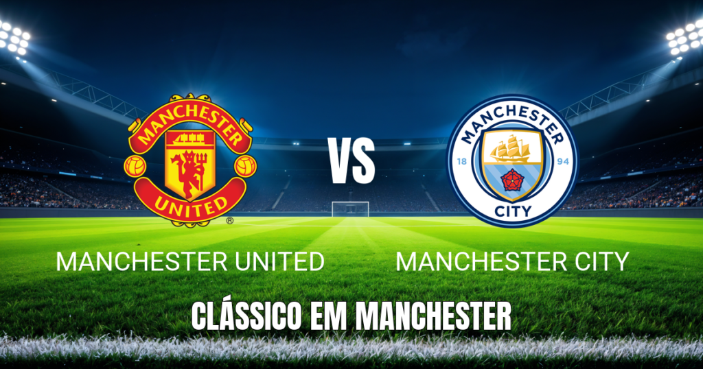Onde assistir Manchester United x Manchester City: Palpite 13/09/2026