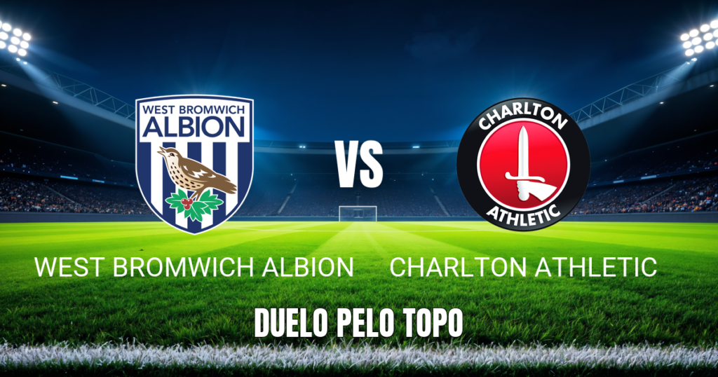 Onde Assistir West Brom x Charlton: Palpite e Análise - 02/09/2026