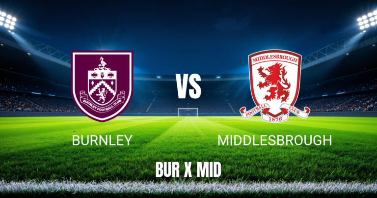 Onde Assistir Burnley x Middlesbrough - Palpite 02/09/2026