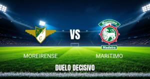 Onde assistir Moreirense x Maritimo: Palpite Primeira Liga 14/09/2026