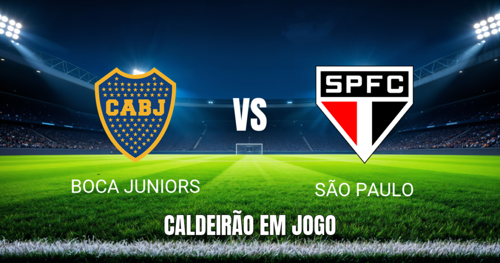 Onde assistir Boca Juniors x São Paulo: Palpite 08/09/2026